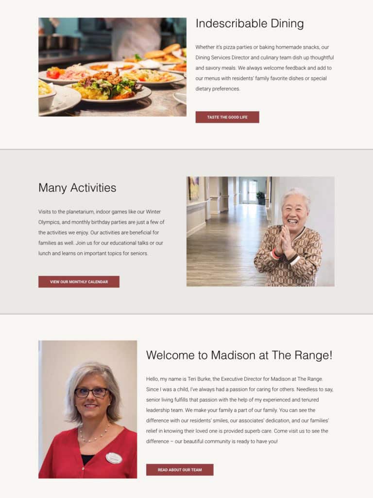 Madison at the Range | Website